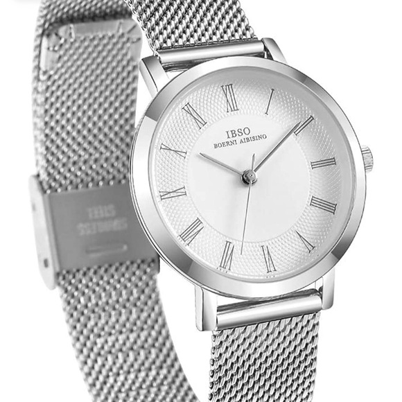 Stainless Steel Water Resistant Watch with Adjustable Strap - Picture 5 of 11